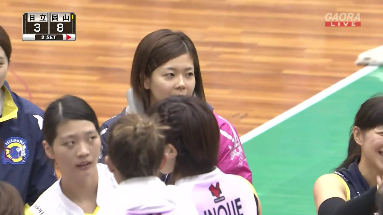 160117 岡山 vs 日立 第2セットHitachi vs Seagulls 2nd