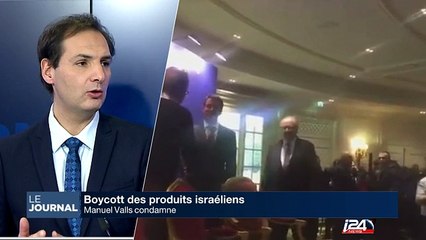 M. Valls condamne le boycottage des produits israéliens