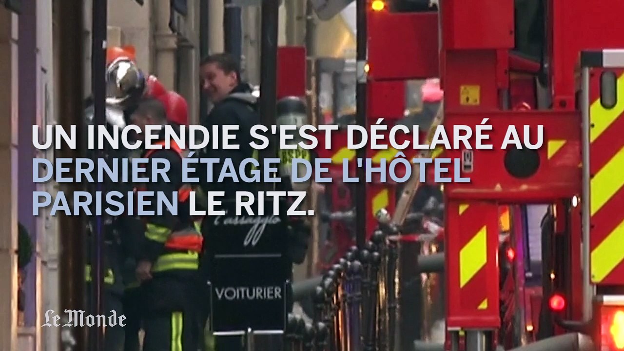 Incendie au Ritz