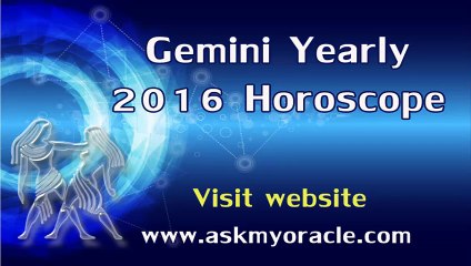 Gemini Career Horoscope 2016 | Free Yearly Horoscope