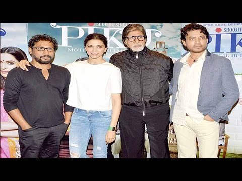 Amitabh Bachchan | Deepika Padukone | Irrfan Khan @ Piku Promotional Interview