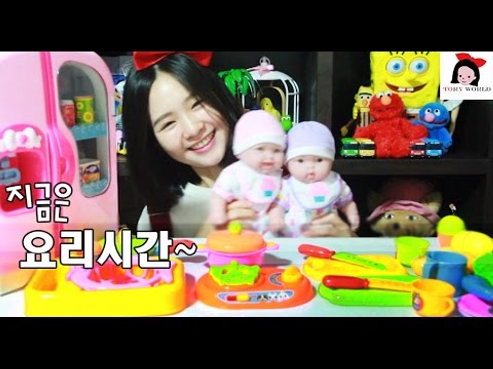 장난감요리 조각음식놀이 음식놀이세트 주방놀이 요리놀이 kitchen toys Kitchen play set 장난감 소꿉놀이  [ 토리월드 TORY WORLD ]
