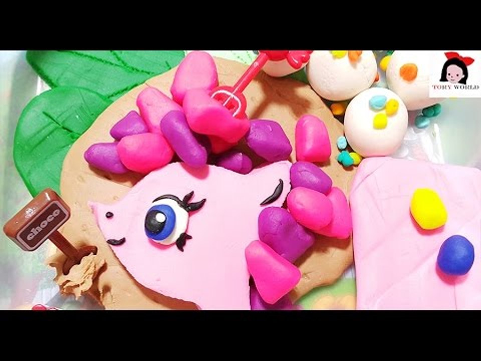 플레이도 점토로 만든 포니 도시락 Play-Doh Cook My little Pony...