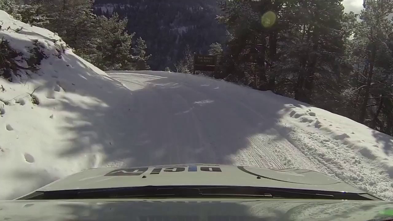 D!CI TV : Rallye Monte Carlo : Les recos de St Léger-La Bâtie en GoPro sous un manteau de neige !
