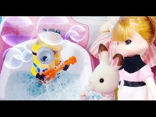 리틀미미하우스 버블버블 거품 목욕    미니언 실바니안 장난감애니 - ToryWorld 토리월드