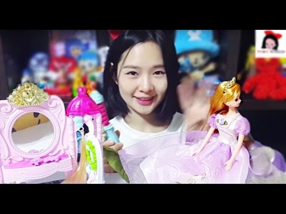 인형놀이 라푼젤 미용실놀이 play doll 人形遊び Кукла игра Rapunzel ラプンツェル Рапунцель Rapunzel Doll  라푼젤 공주파마 [ 토리월드 ]