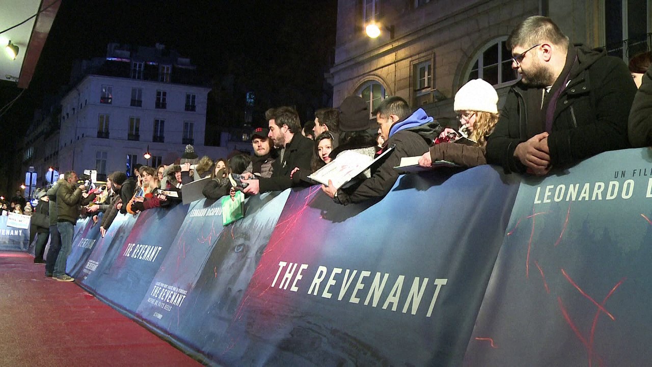 Leonardo Di Caprio à Paris pour présenter "The Revenant"