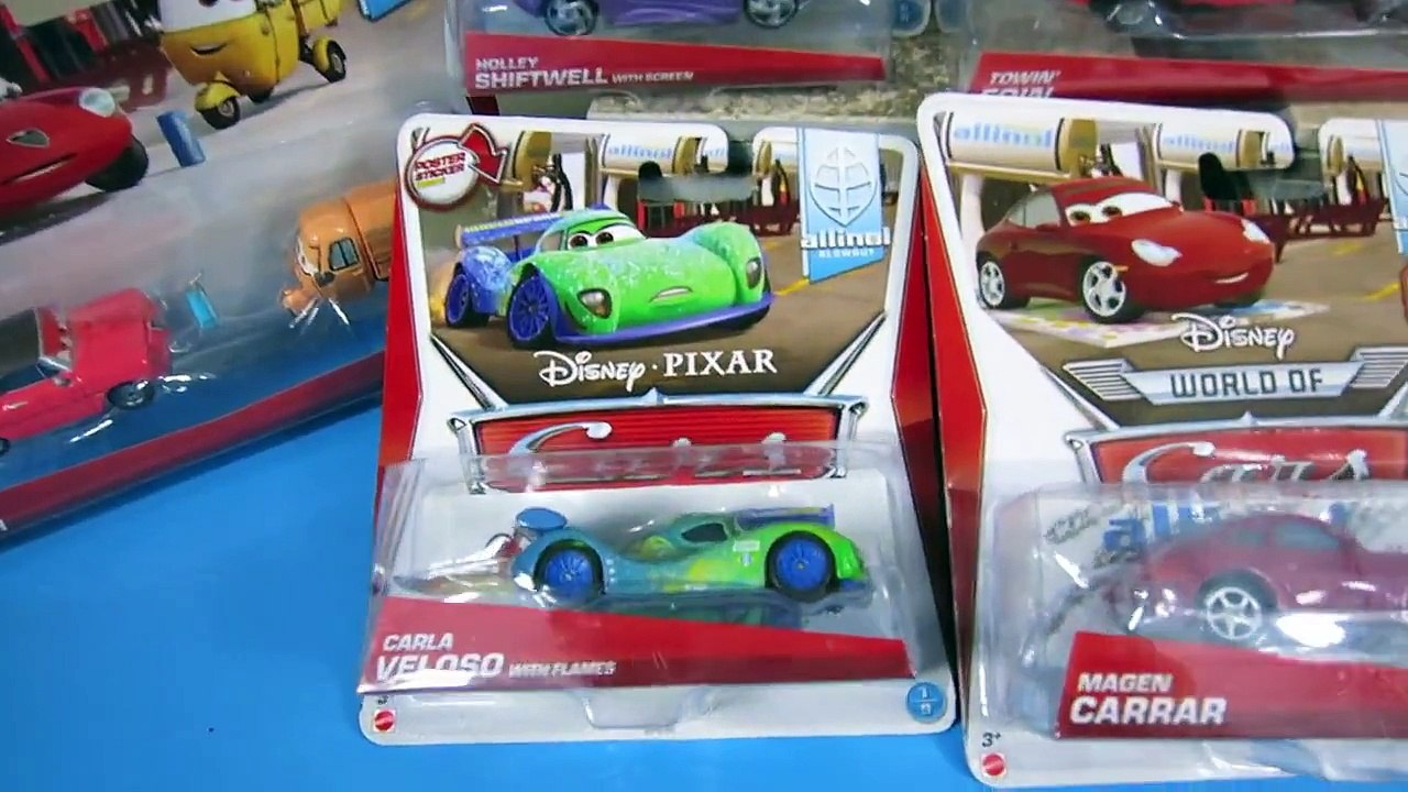 DISNEY PIXAR CARS 2 ALLINOL BLOWOUT RACING SERIES CHASE MAGEN CARRAR PORSCHE AUDI