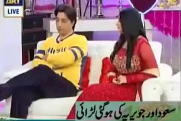 Download Video: Javeria & Saud Fight In Nida Yasir Live Morning Show - Javeria Ne Saud Ko Dosri Shadi Karne Ka Keh Diya