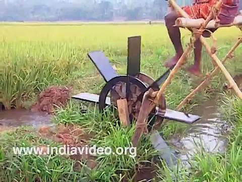 Water wheel, Farming Kerala Farmers