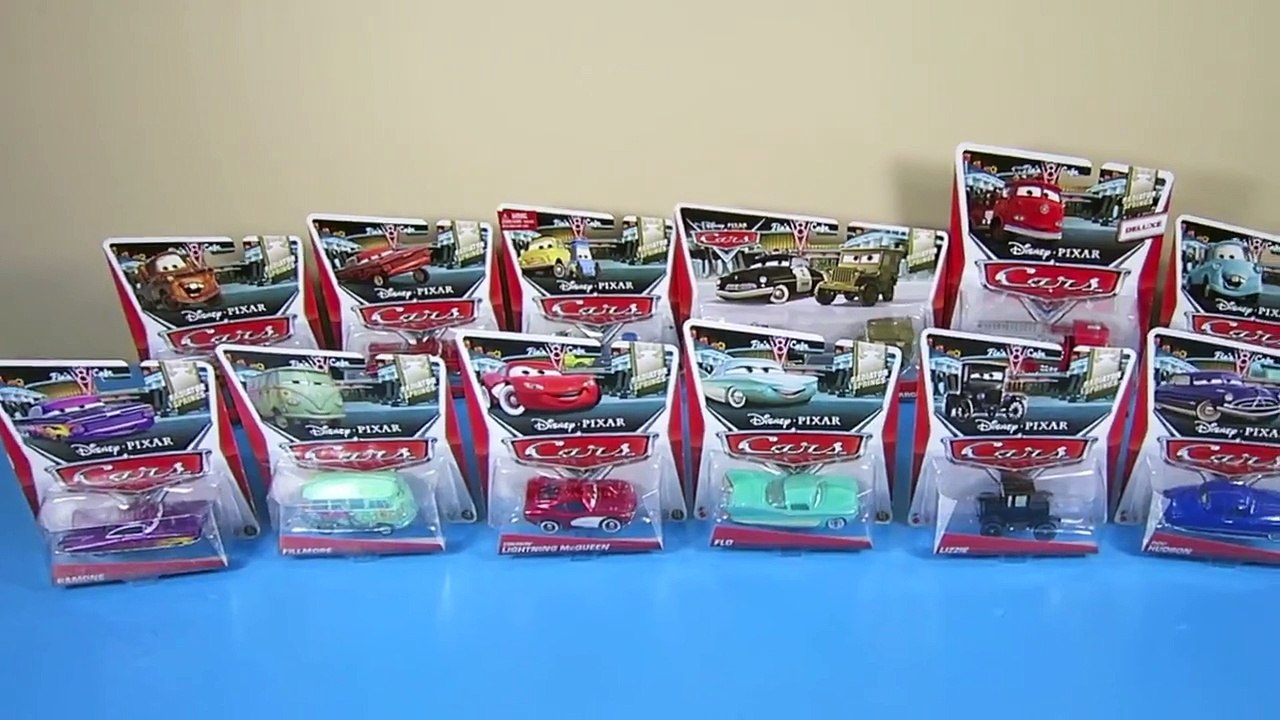 DISNEY PIXAR CARS RADIATOR SPRINGS MATER LIGHTNING MCQUEEN SALLY DOC PISTON CUP