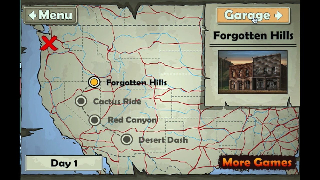 Facebook Games - Earn to Die 2 Gameplay