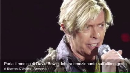 Parla il medico di David Bowie, lettera emozionante sull’ultimo gesto