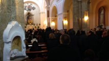 Aversa (CE) - I funerali dell'ex sindaco, la folla in chiesa (19.01.16)