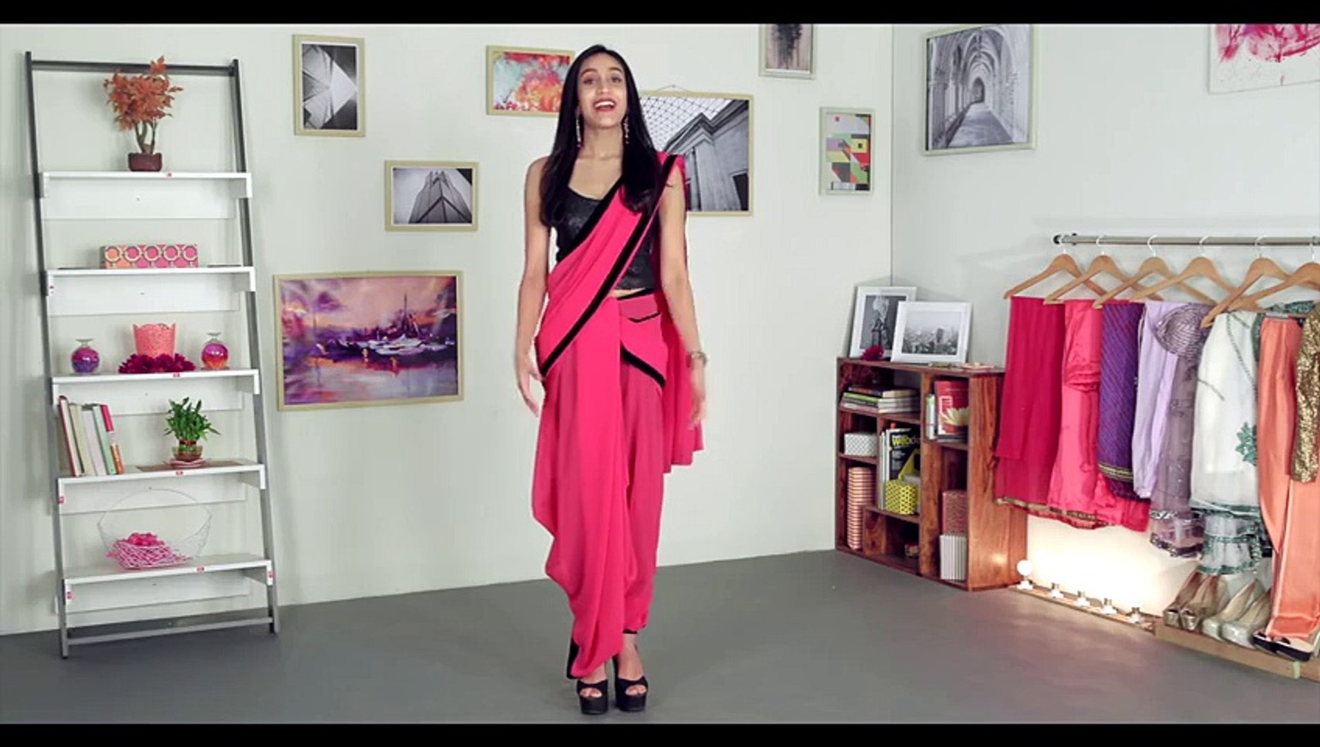 How To Wear Saree For Short Height