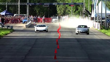 Porsche 911 Turbo (Stock) vs Lamborghini Gallardo LP560 (Stock) vs Corvette Z06 (Stock)