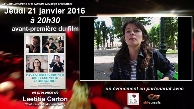 Projection/Débat atour du film J'AVANCERAI VERS TOI AVEC LES YEUX D'UN SOURD