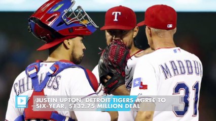 Justin Upton, Detroit Tigers agree to six-year, $132.75 million deal
