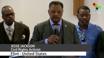 Jesse Jackson, Michael Moore Speak Out over Flint Water Crisis