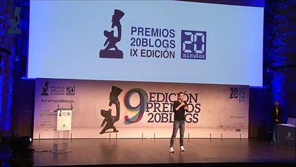 David Broncano - Monologo Premios 20Blogs