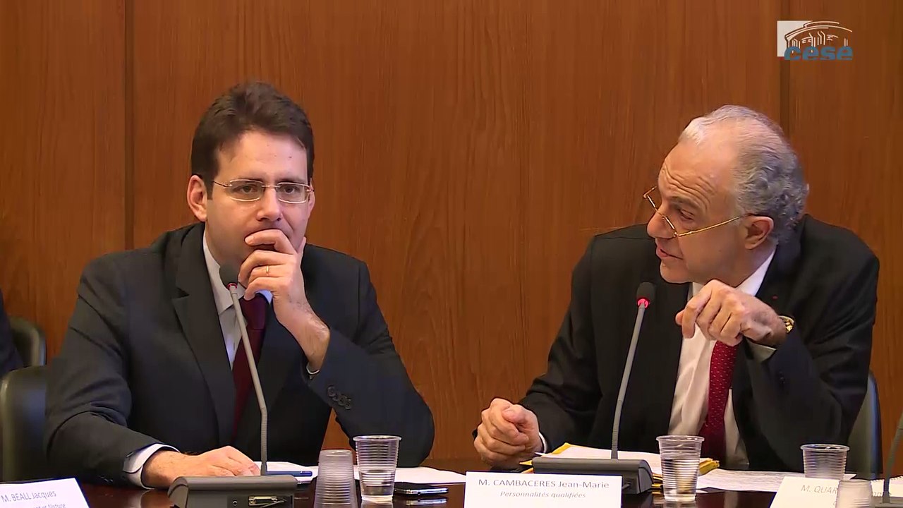 Audition de Matthias FEKL, Sec d'état chargé du Commerce extérieur - cese