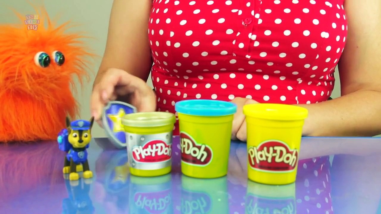 PLAY-DOH FUN! Lets Make Paw Patrol Chase PAW PATROL Badge