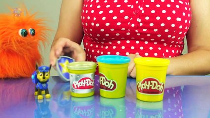 PLAY-DOH FUN! Lets Make Paw Patrol Chase PAW PATROL Badge
