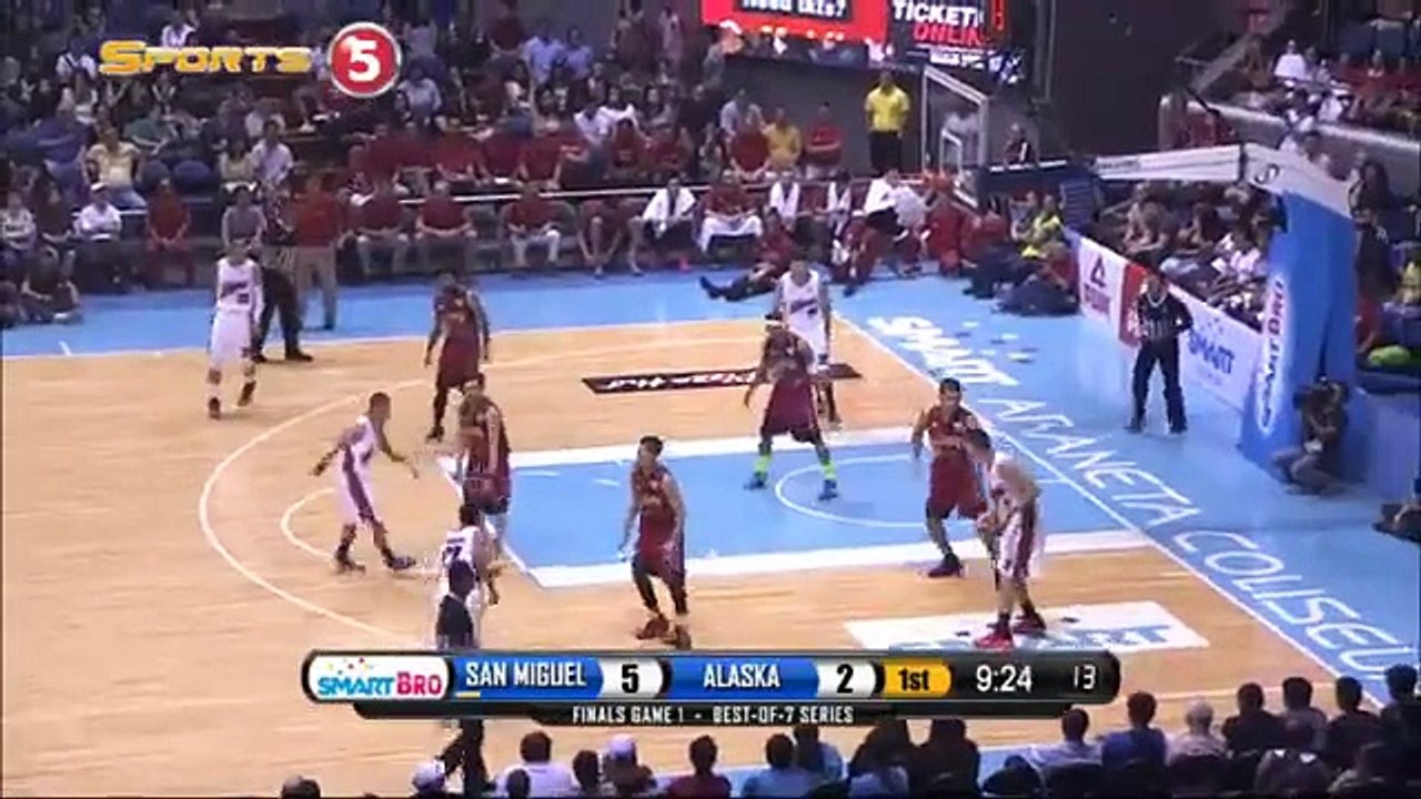 FINALS G1_ ALASKA VS. SAN MIGUEL - Q1 _ Philippine Cup 2015-2016