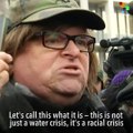 Filmmaker Michael Moore Home in Flint, Michigan