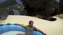 Water Slide Accident - Rider Falls Off The Ride