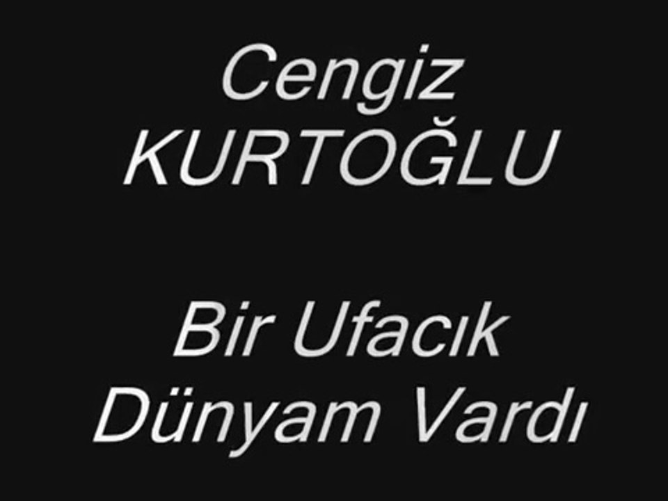 SohbetSesliDe.com - Cengiz Kurtoglu Bir Ufacık Dünyam Vardı Sesli Sohbet Sesli Chat Sesli Siteler