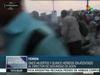 Yemen: once muertos en atentado contra director de seguridad de Adén