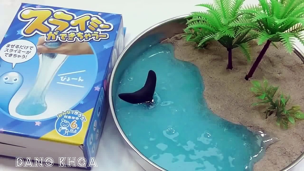 Trò chơi làm bãi biển nhân tạo bằng chất nhờn ma quái cho cá heo lặn