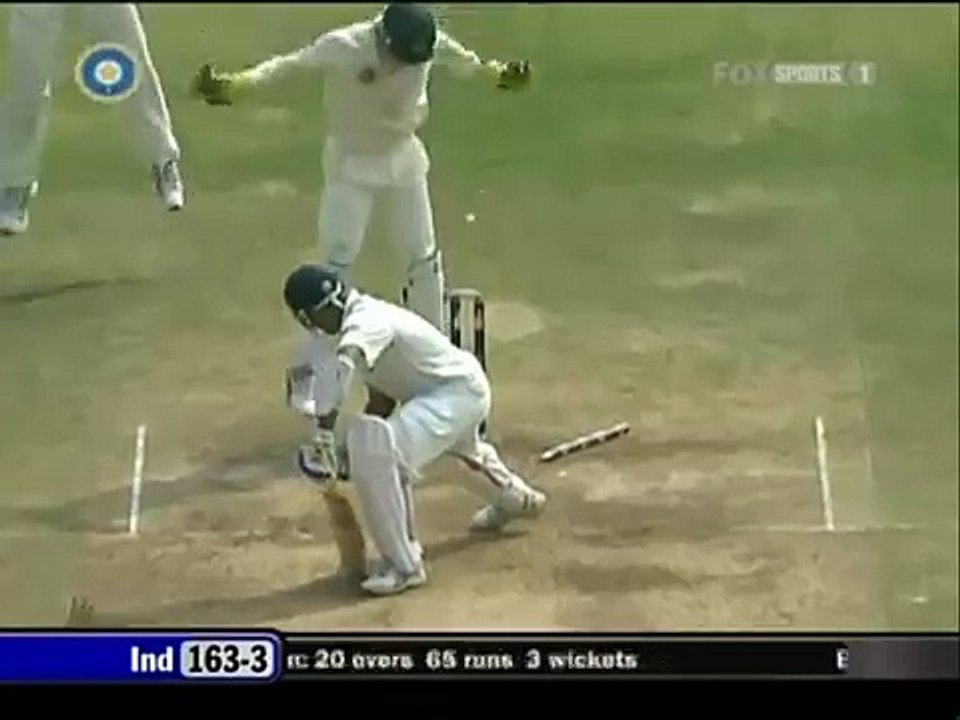 Unplayable off spin Ball Of The Century, magic ball bowls VVS Laxman. Rare cricket video