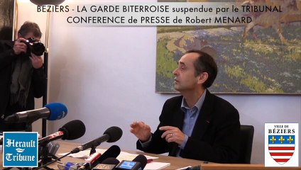 BEZIERS - 2016 - GARDE BITERROISE  RETOQUEE  19 JANVIER 2015