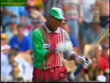 Young Shahid Afridi 16 years old bowling out Brian Lara. Rare cricket video