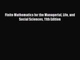 [PDF Download] Finite Mathematics for the Managerial Life and Social Sciences 11th Edition