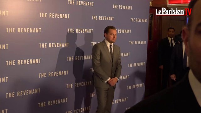 Leonardo DiCaprio à Paris pour l'avant-première de The Revenant