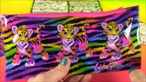 Lisa Frank Super Stationery Set! Stickers Tattoos Pencil Case! Shopkins Projector Pen! Unboxing