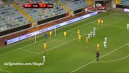 Ali Camdali Goal - Kayserispor 0-1 Konyaspor - 19-01-2016 Turkish Cup