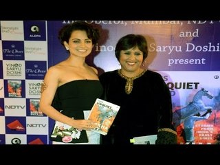 Kangana Ranaut At Barkha Dutt's Book Launch ' The Unquiet Land'