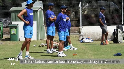 Cricket: India train ahead of Australia clash