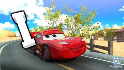ABC Alphabet song with Lightning McQueen from CARS - Toddler Learning