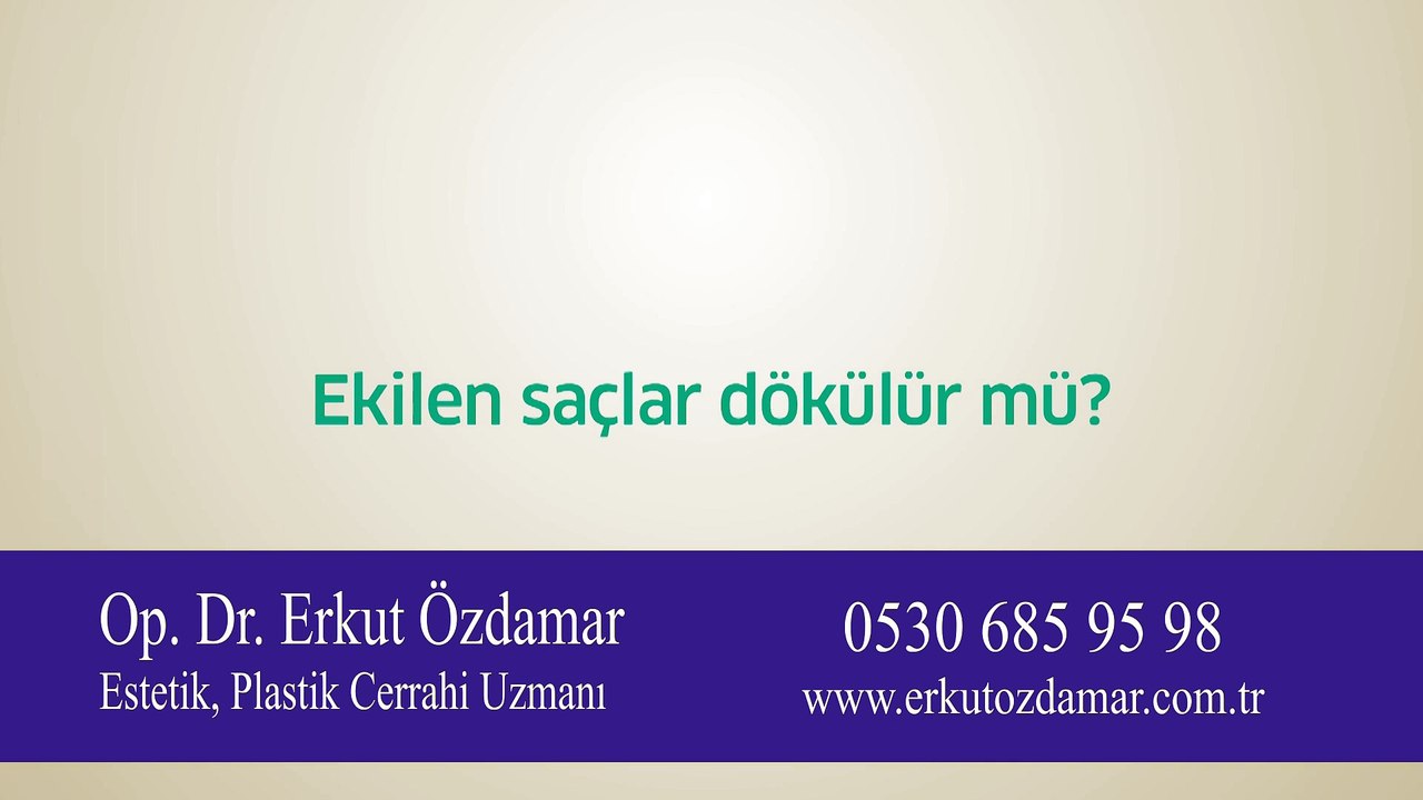 Ekilen saçlar tekrar dökülür mü?