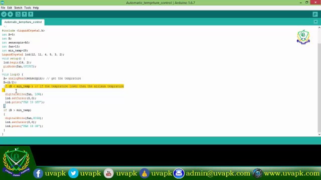 Lecture 2 Arduino Programming Automatic temprture control In hindi urdu