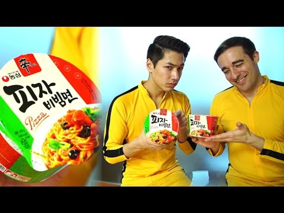 라면타임! - 피자 비빔면 (Korean Pizza Ramyeon)