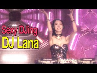 [4K] Sexy DJing 나인뮤지스 출신 DJ 라나 공연 "코리아레이싱모델 쇼 & 콘테스트" - 허윤미허니TV