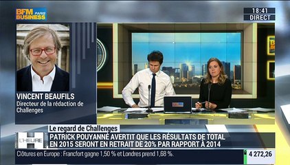 Le regard de Challenges: Les résultats de Total ont reculé de 20% en 2015 - 19/01