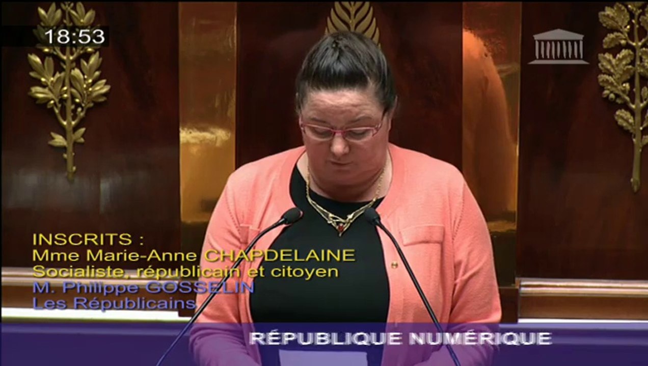 République numérique - Discussion Générale