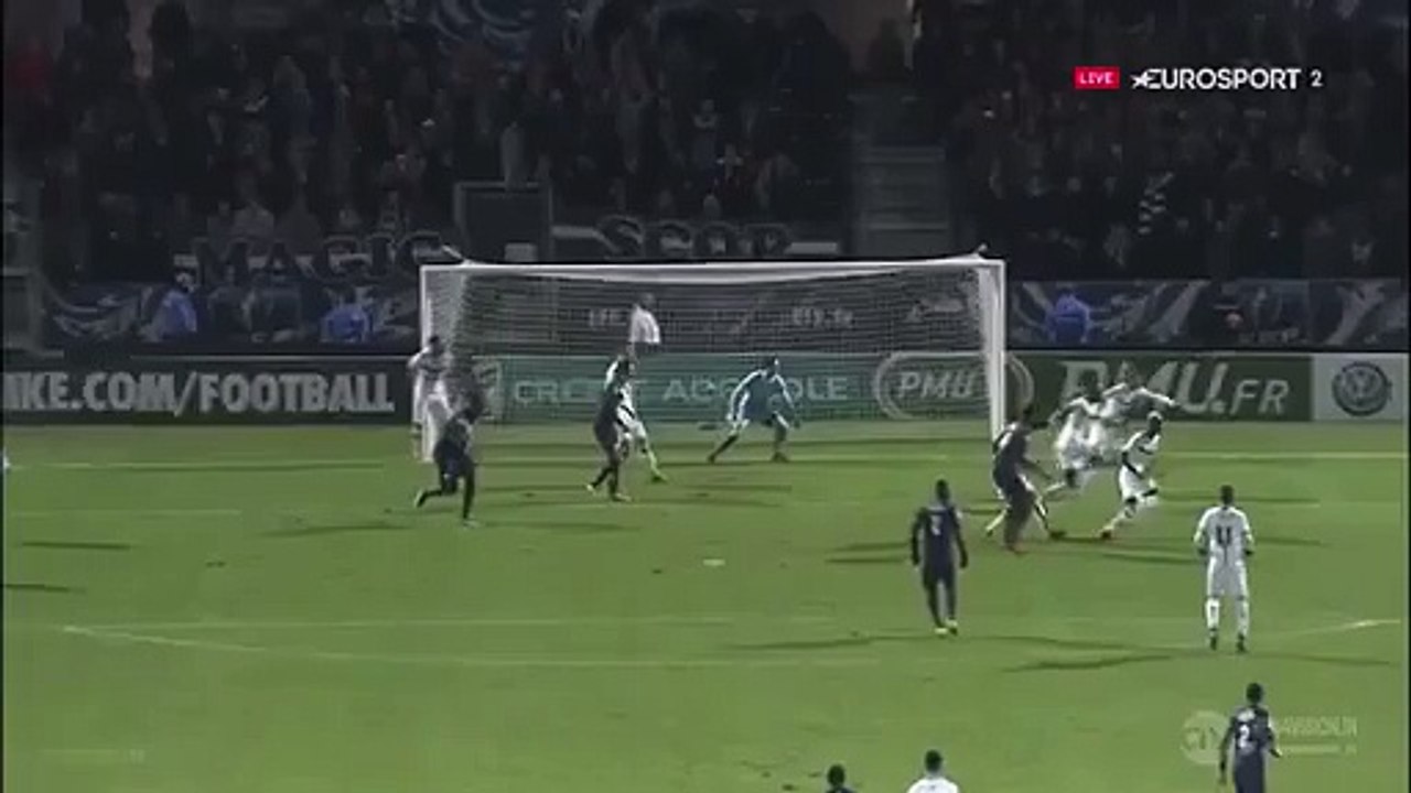 Jussie Goal SCO Angers 0-1 Girondins Bordeaux 19.01.2016 HD